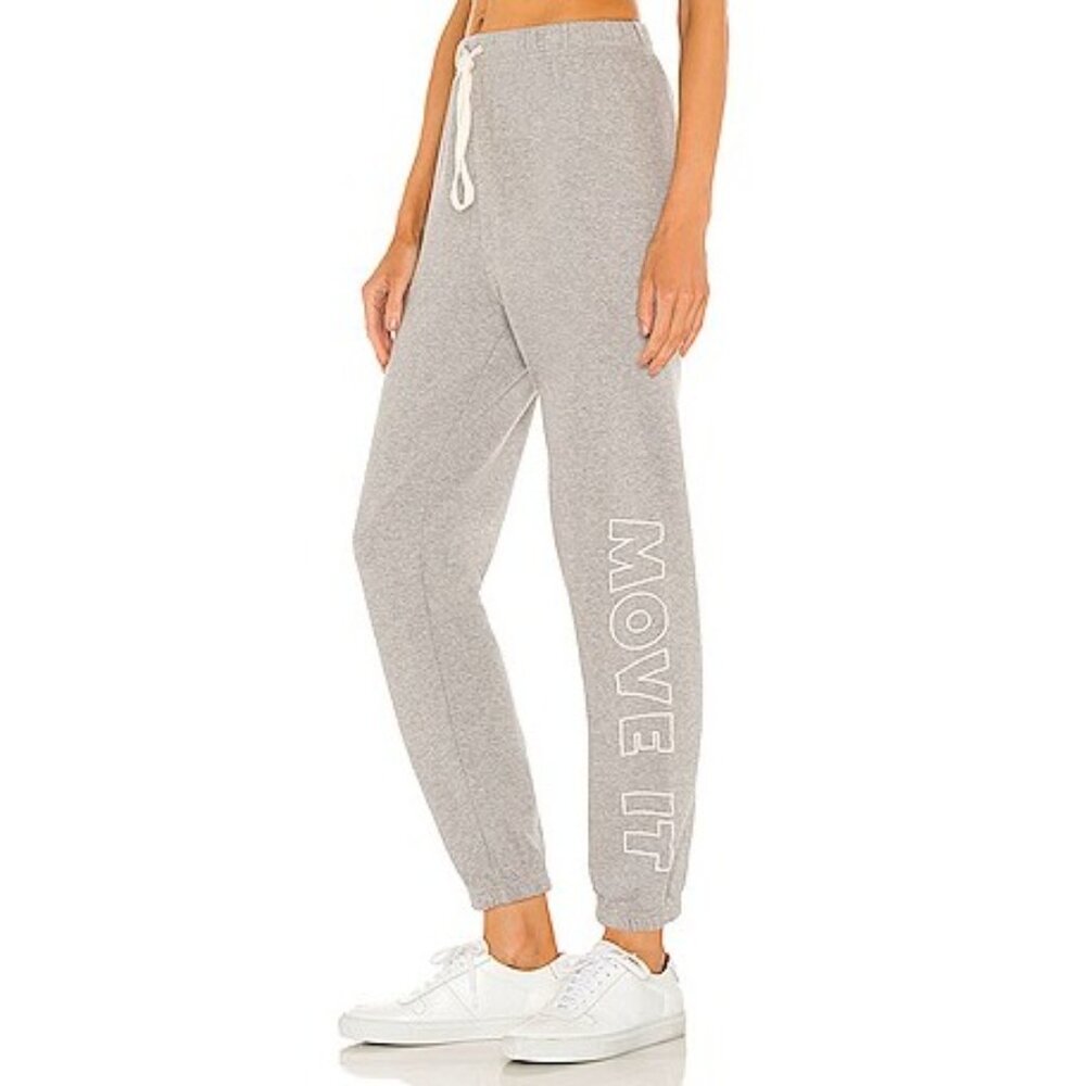 NWT MOTHER DENIM Women's Sz M Move It Bender Ankle Jogger Gray 100% Cotton $158 - Picture 14 of 14